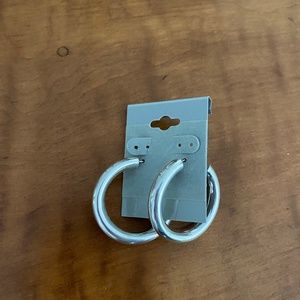 Large Hoop Earrings - Sterling .925